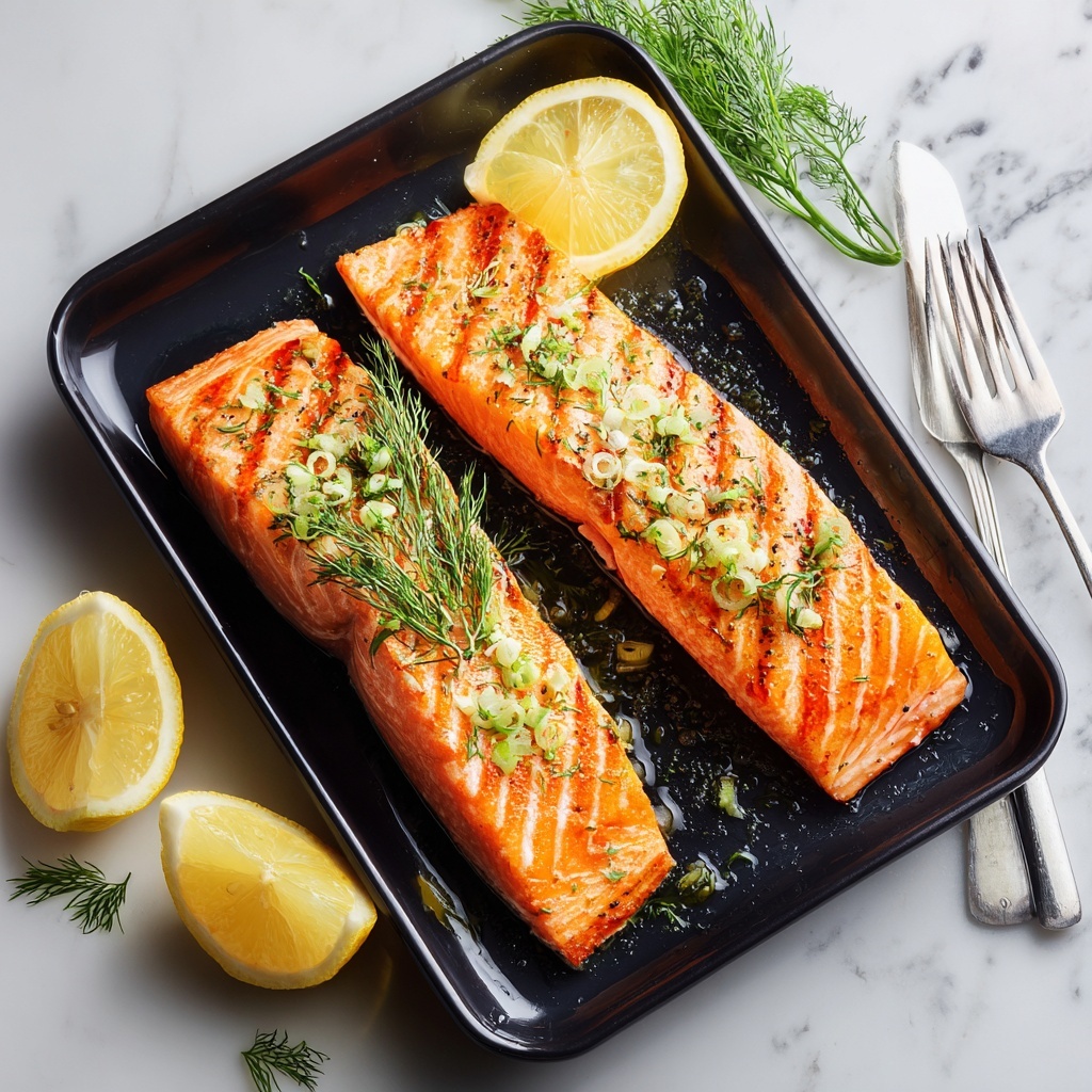 Baked Salmon with Lemon and Dill Recipe - Recipe Image