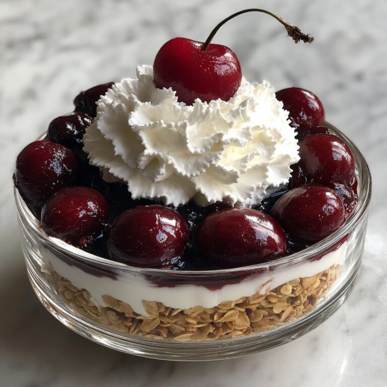 Fresh Cherry Crisp Recipe
