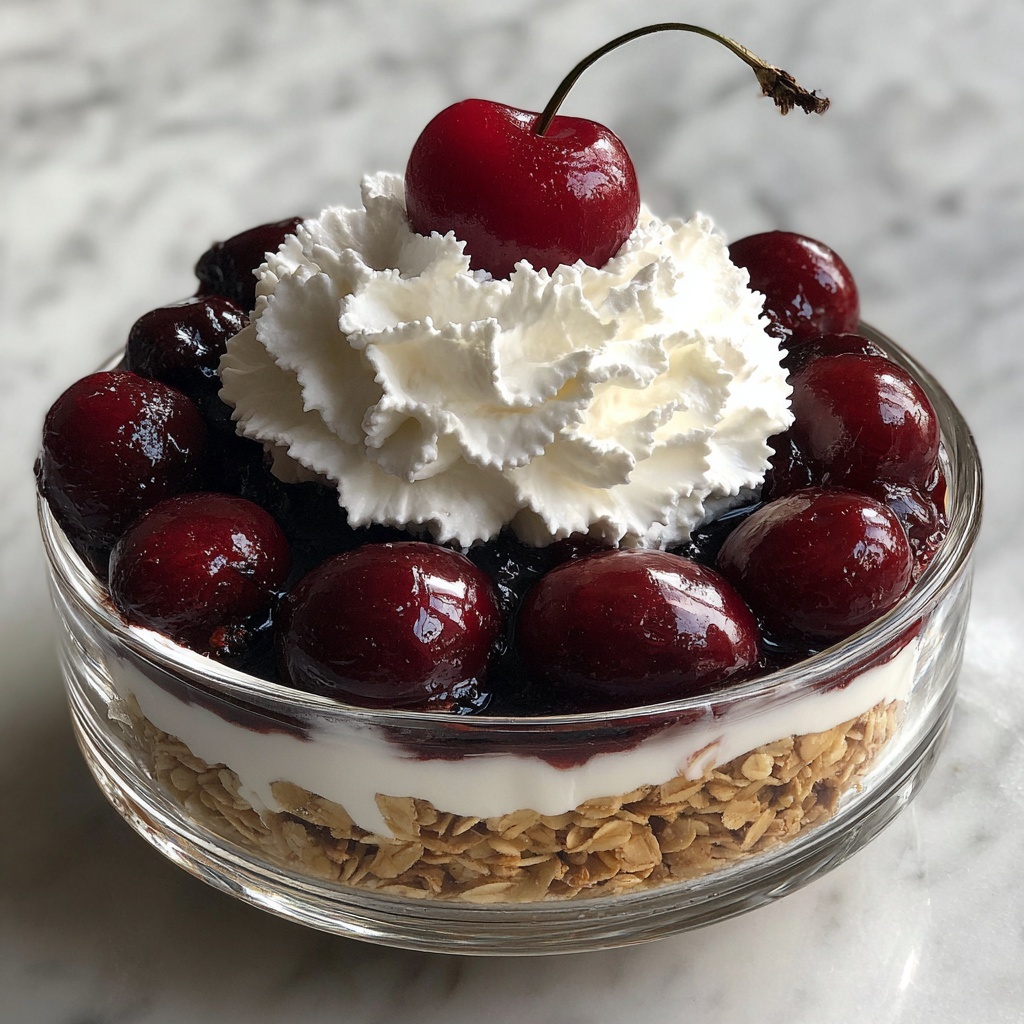 Fresh Cherry Crisp Recipe - Recipe Image