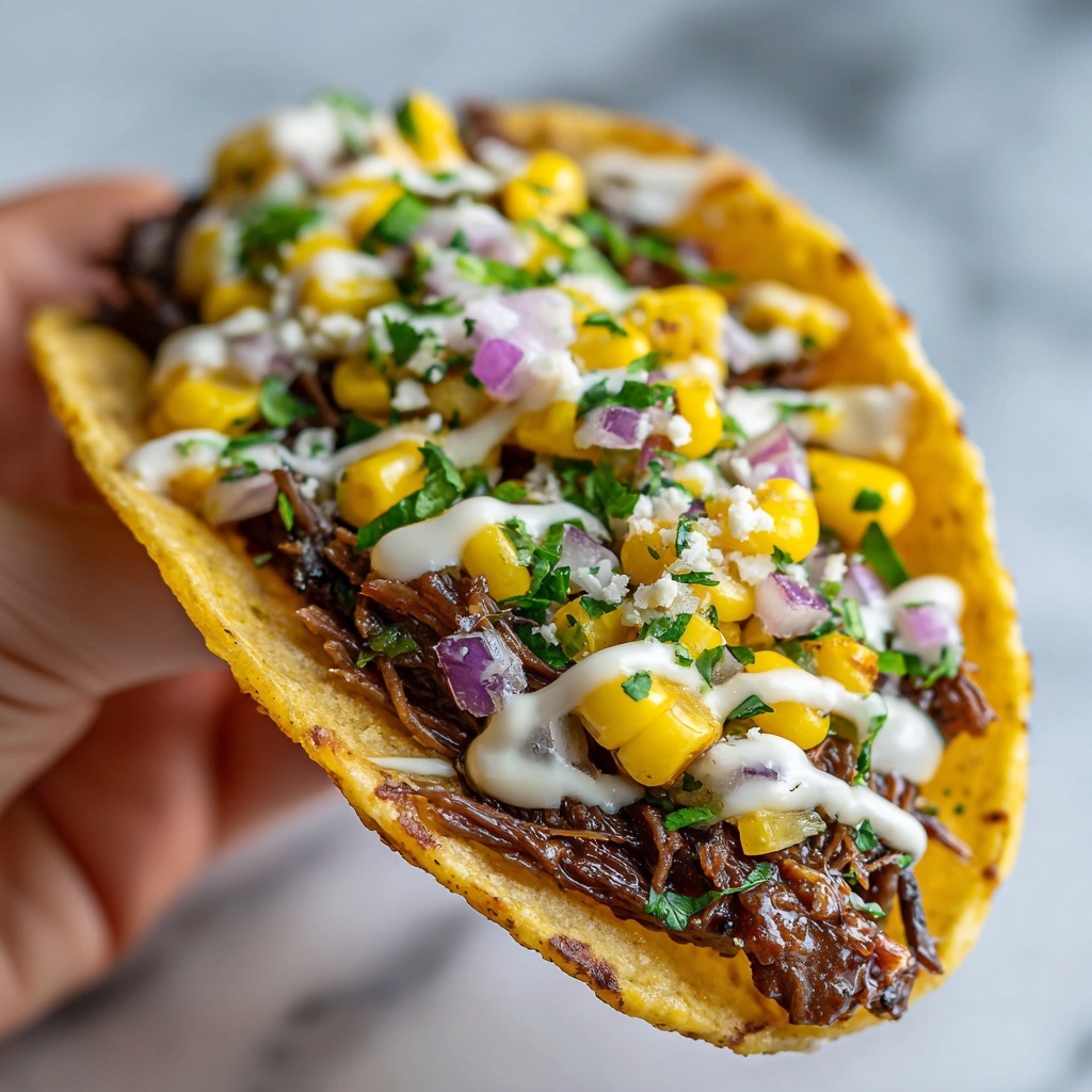 Grilled Steak Elote Tacos Recipe - Recipe Image