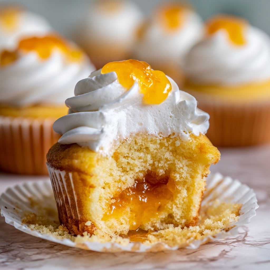 Honey Peach Cream Cheese Cupcakes: Sweet & Heavenly Recipe - Recipe Image