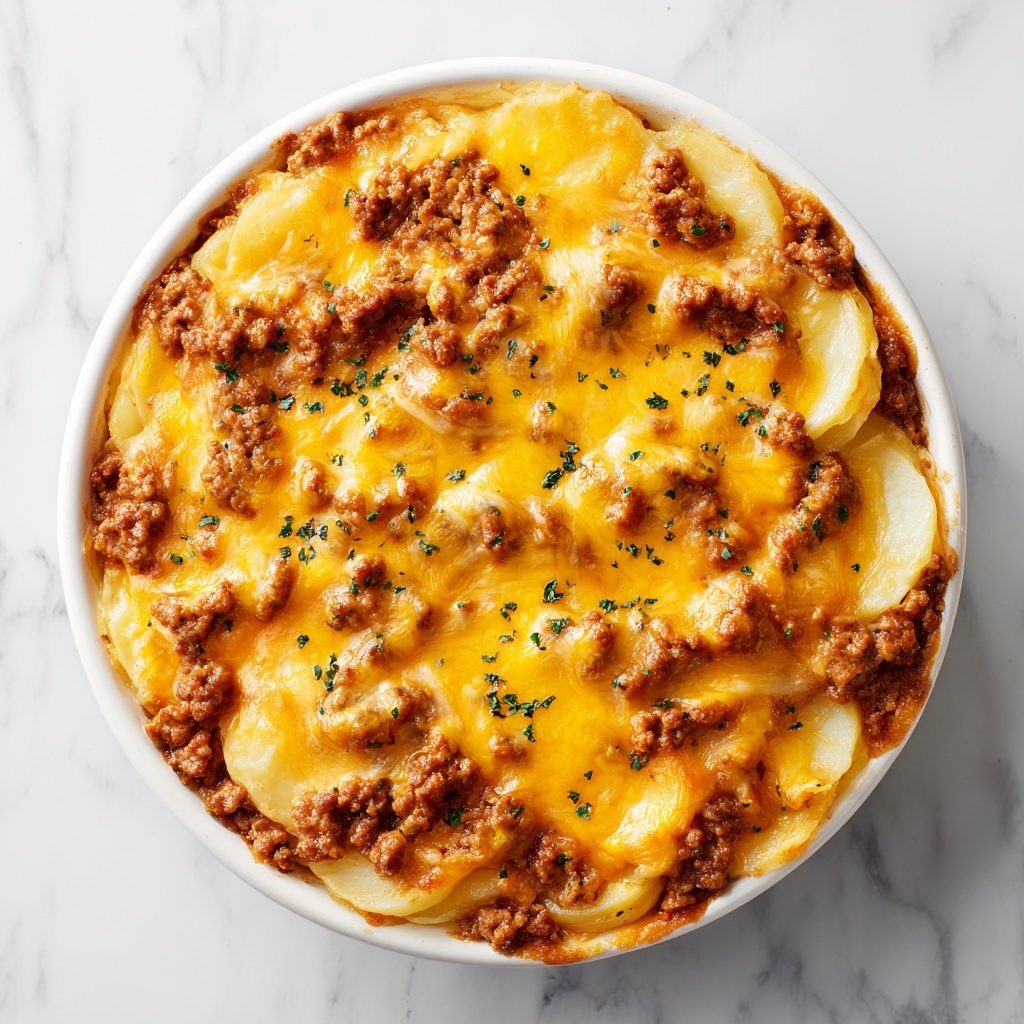 Cheesy Taco Potato Casserole Recipe - Recipe Image