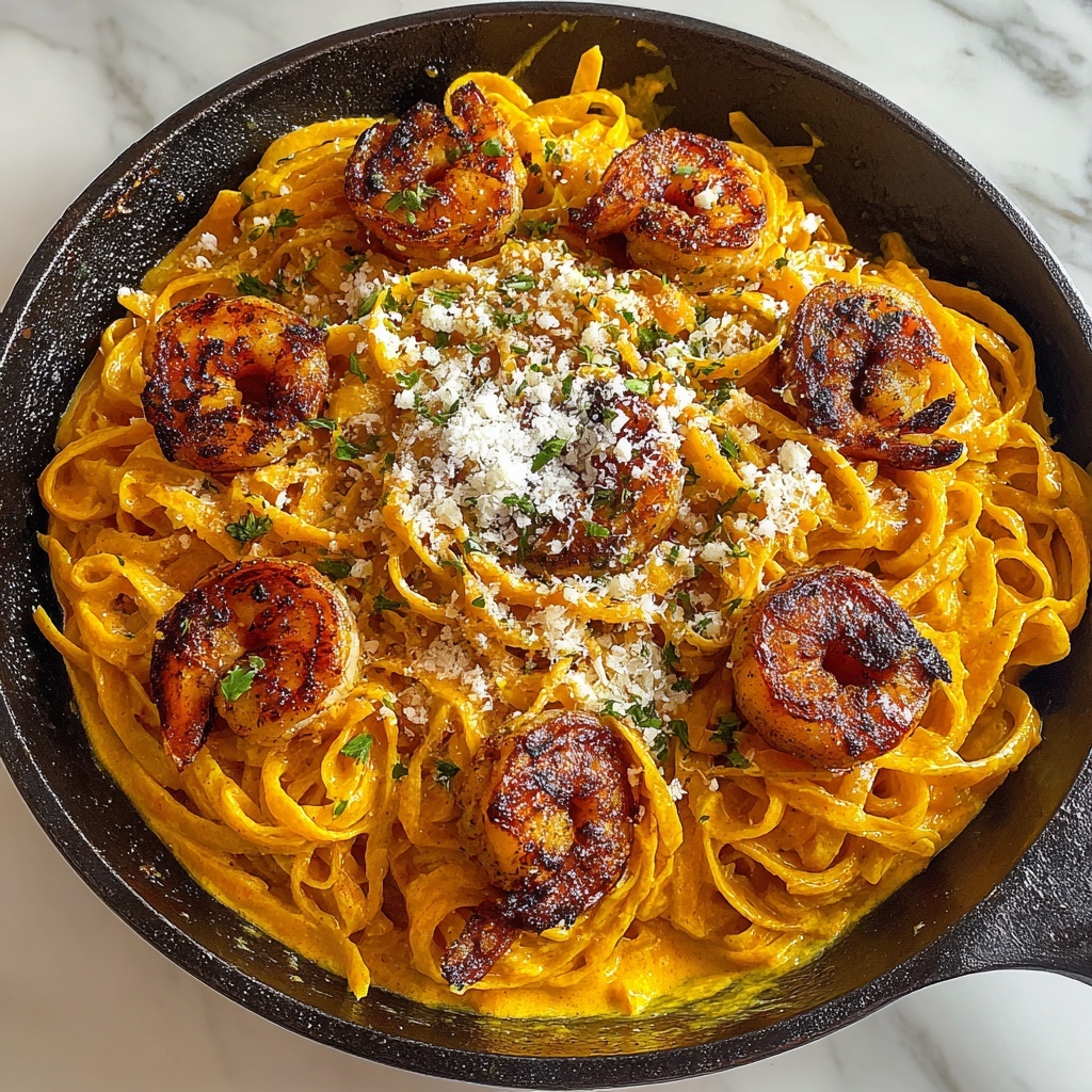 Creamy Cajun Shrimp Pasta Recipe - Recipe Image