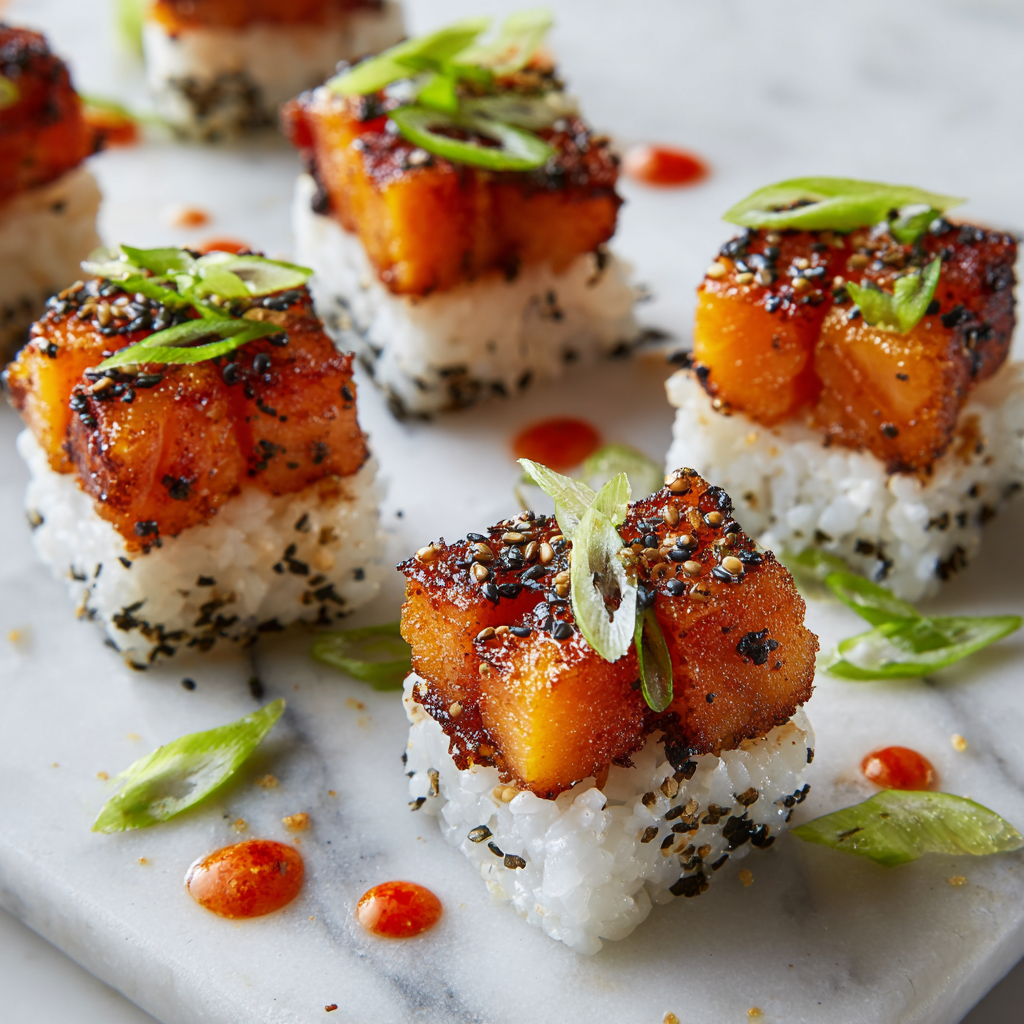Viral Easy Salmon Sushi Bake Cups Recipe - Recipe Image