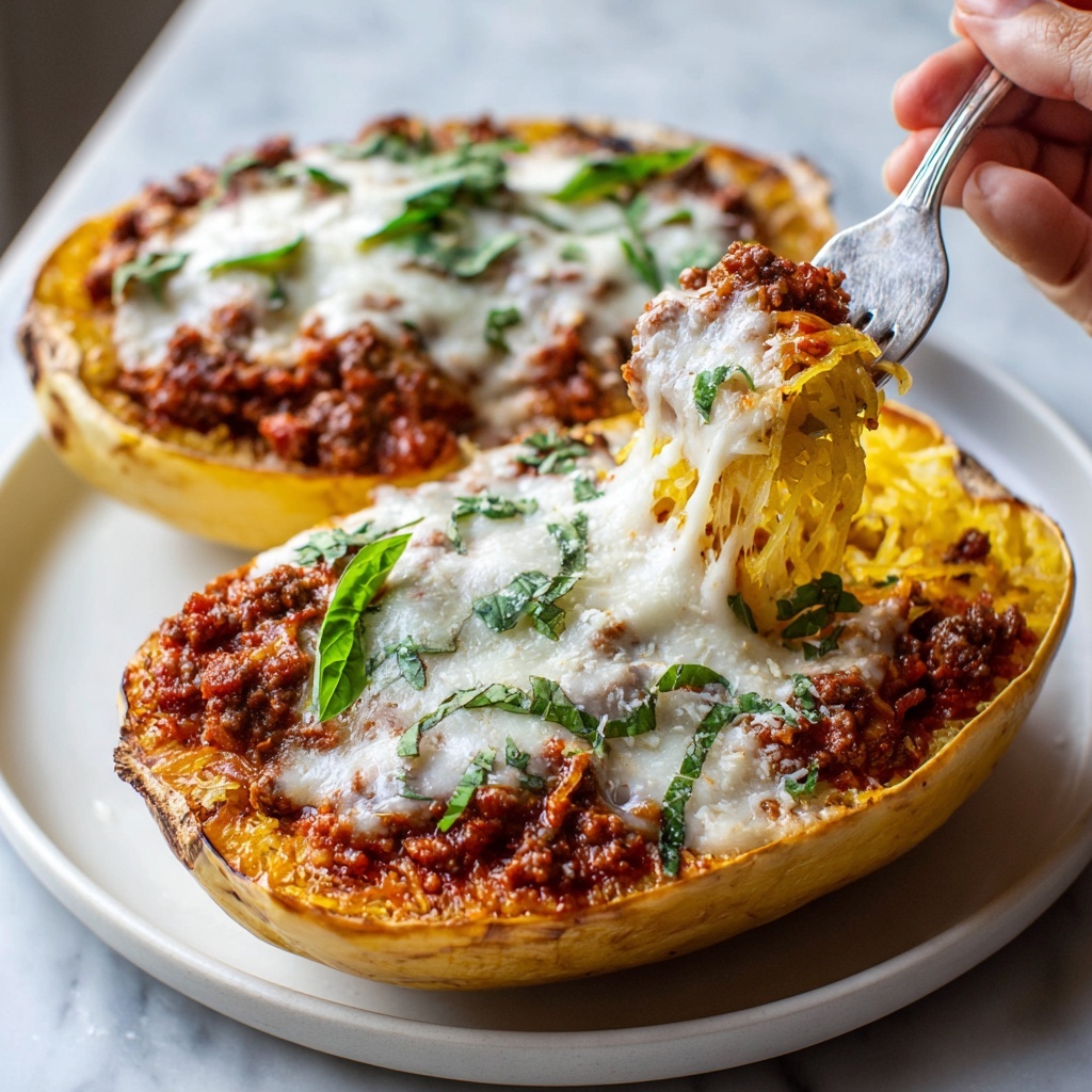Chicken Parmesan Stuffed Spaghetti Squash Recipe - Recipe Image
