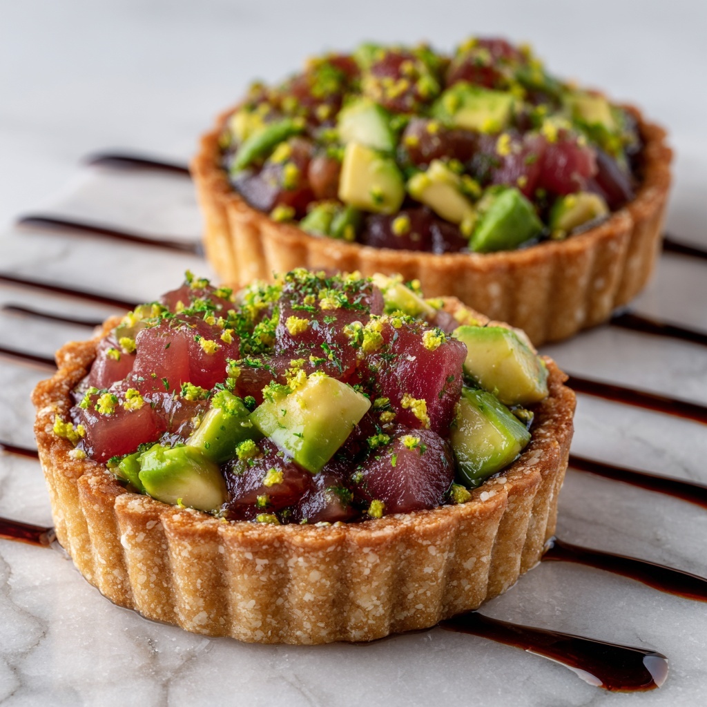 Mini Tuna Tostadas Recipe - Recipe Image