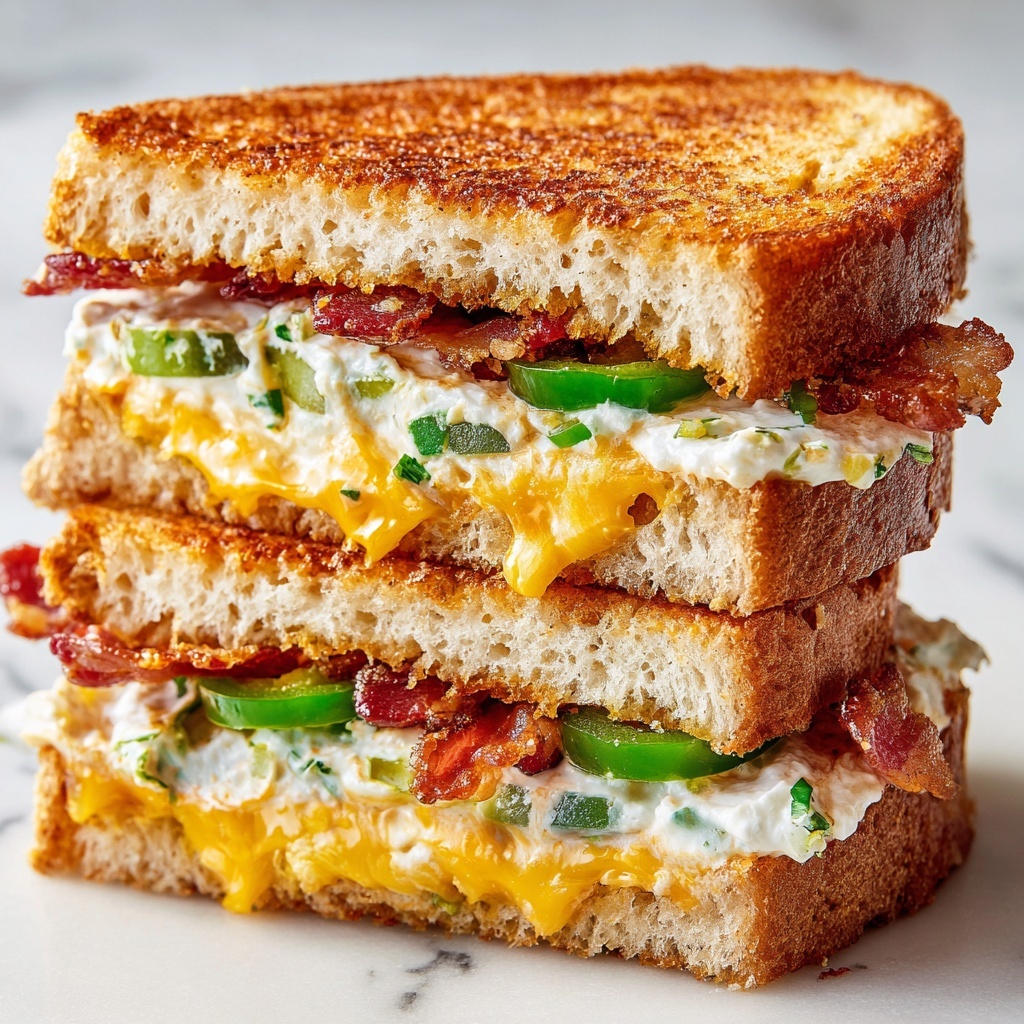Jalapeno Popper Sandwich Recipe - Recipe Image