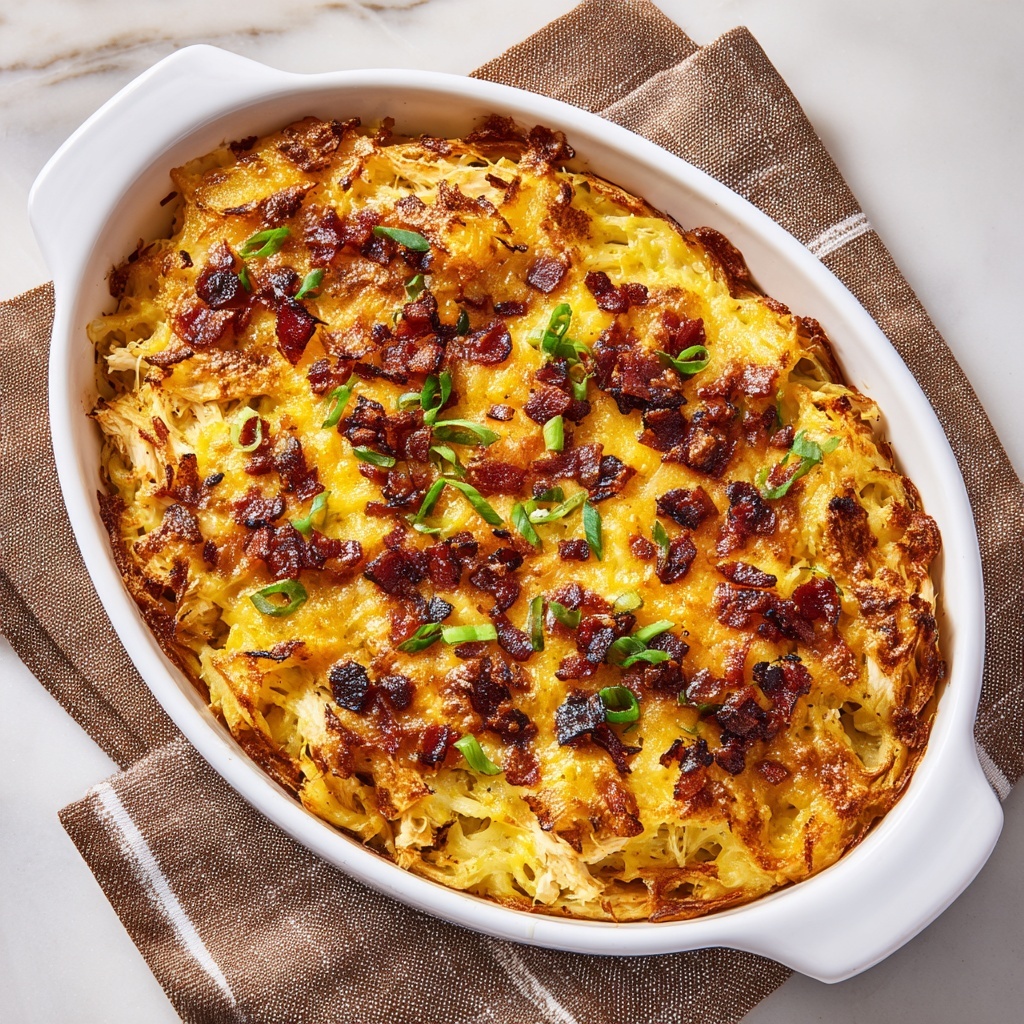 Easy Low Carb Chicken Casserole Recipe - Recipe Image