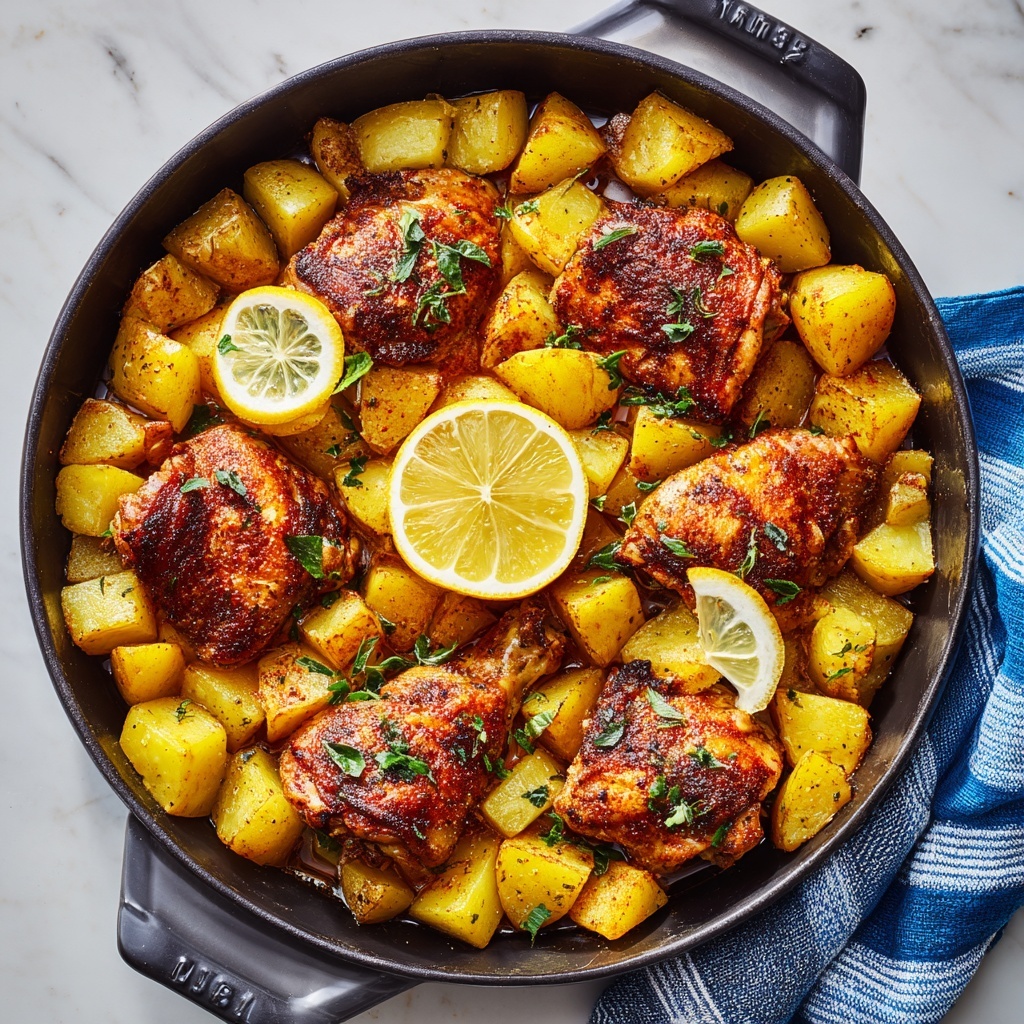 Greek Lemon Chicken & Potatoes Recipe - Recipe Image