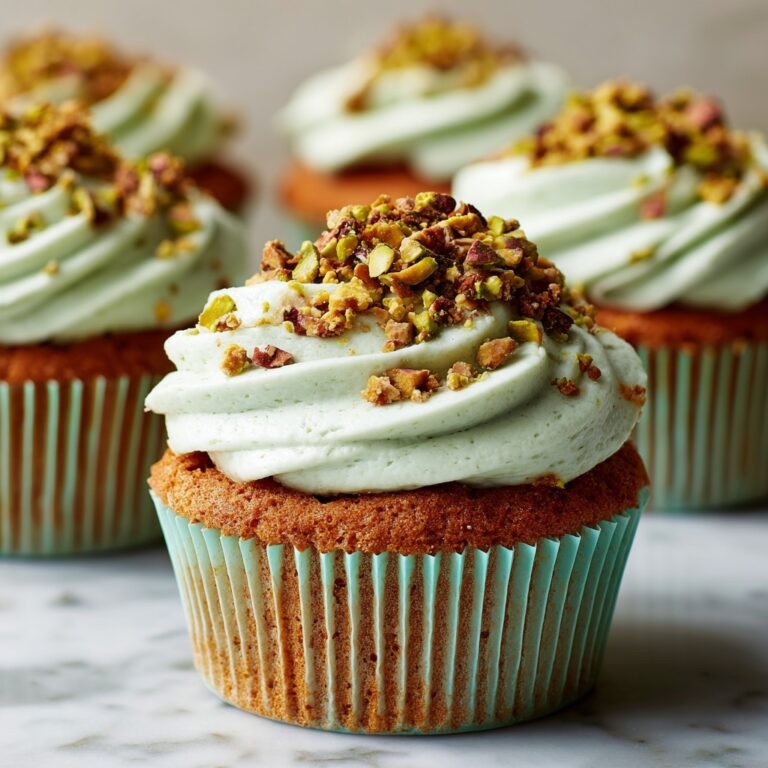 Homemade Pistachio Cupcakes Recipe