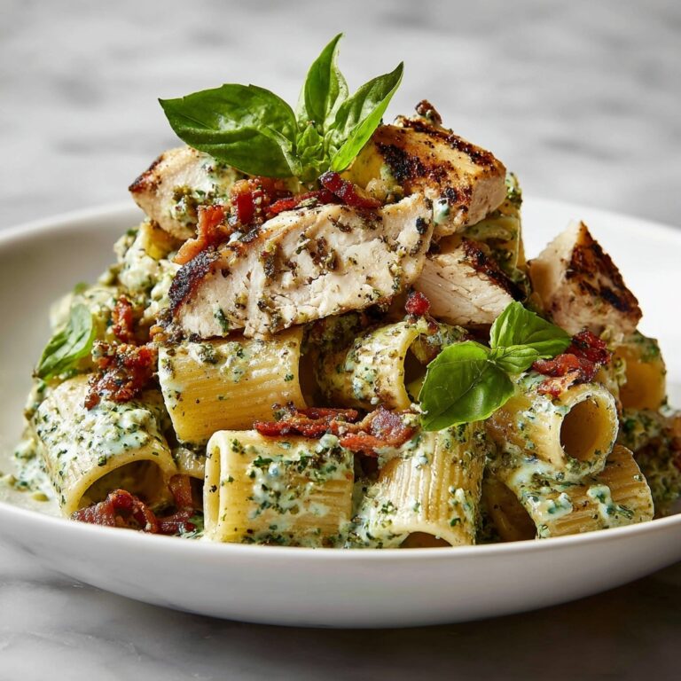 Creamy Rotisserie Chicken Pasta with Cherry Tomatoes and Spinach Recipe