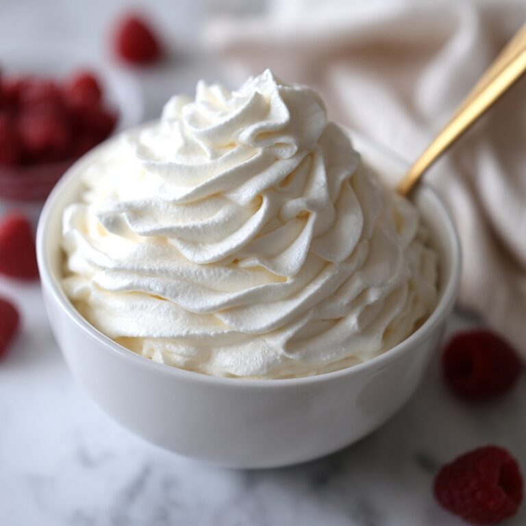 Easy Vanilla Whipped Cream Recipe