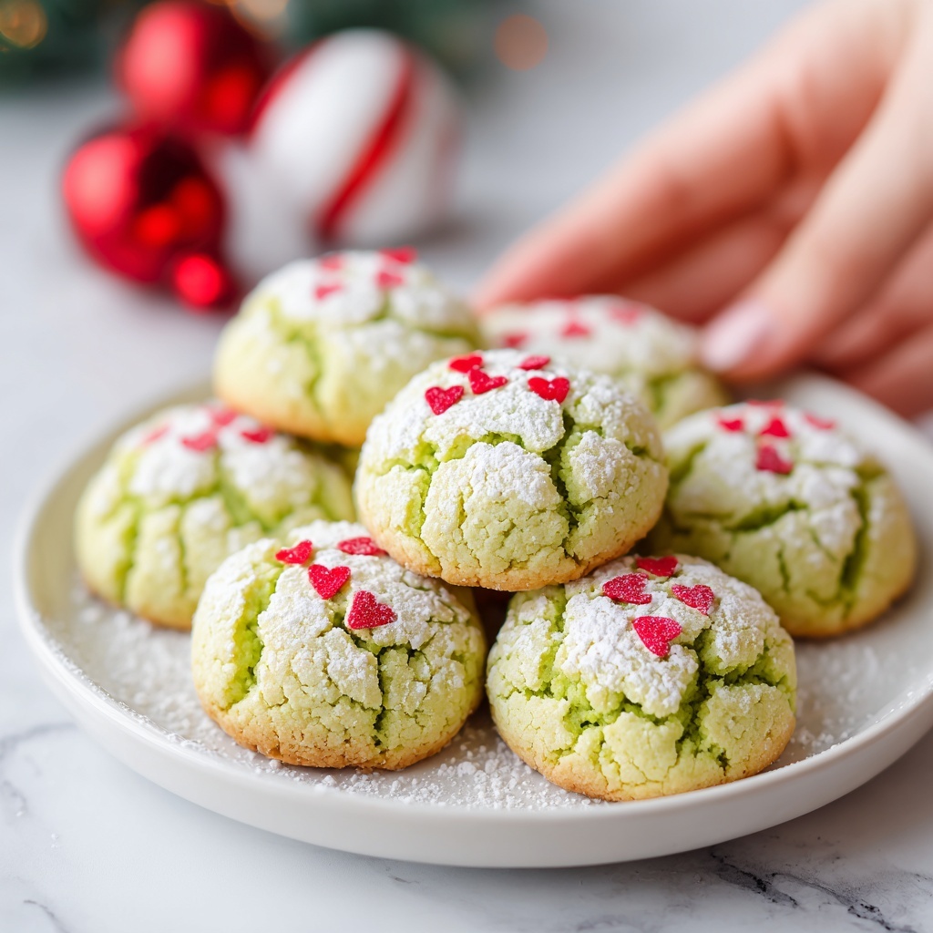 Grinch Cookies Recipe - Recipe Image