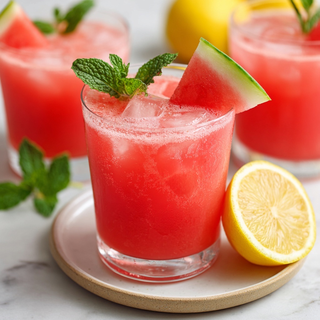 Watermelon Lemonade Recipe - Recipe Image