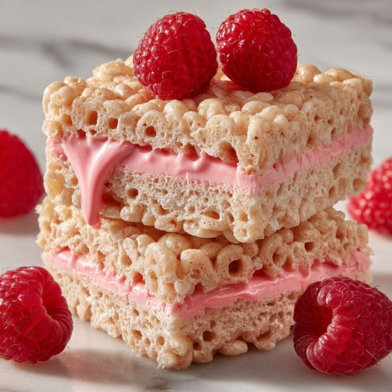 Raspberry and White Chocolate Rice Krispie Bars Recipe
