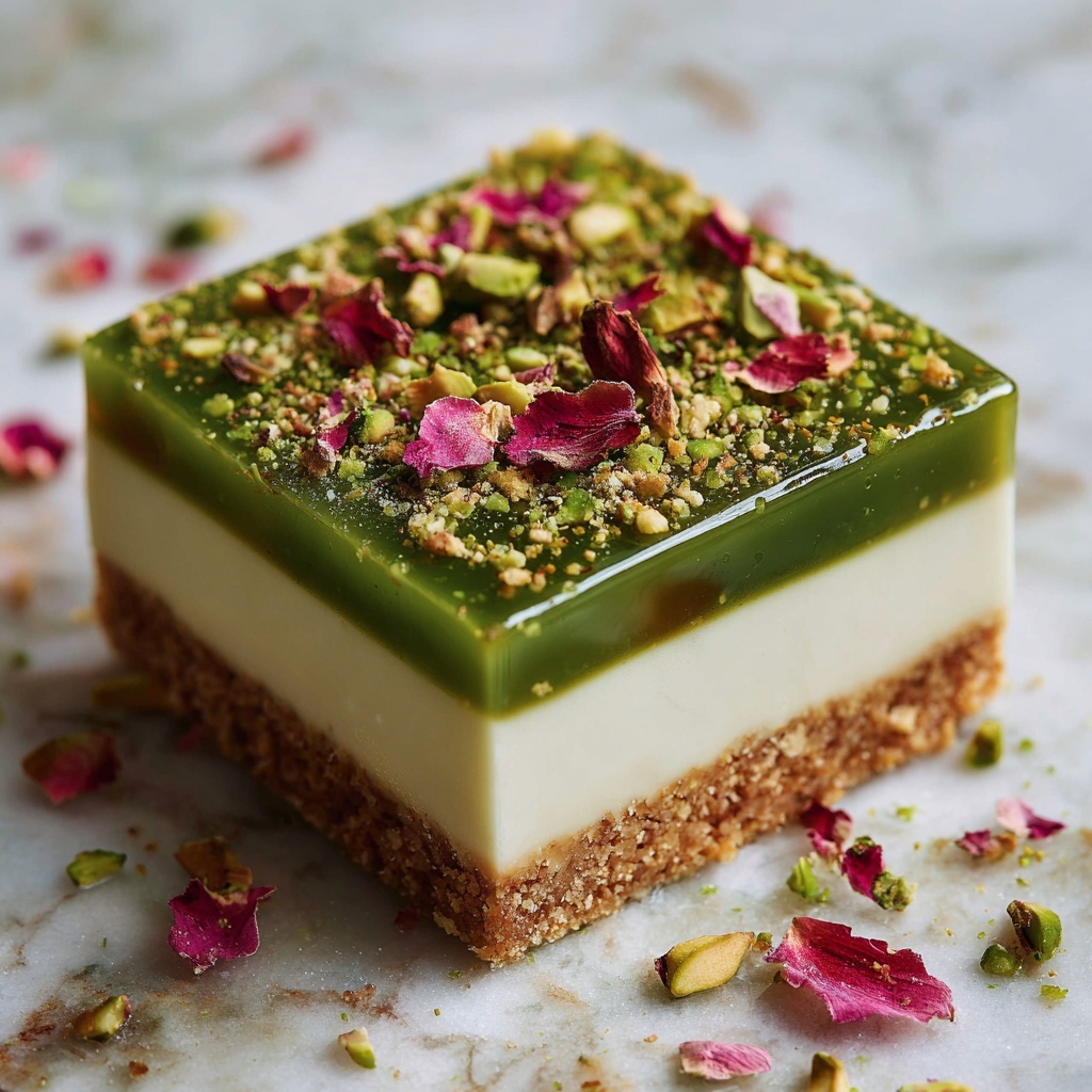Pistachio Rose Tart with Raspberry Glaze Recipe - Recipe Image
