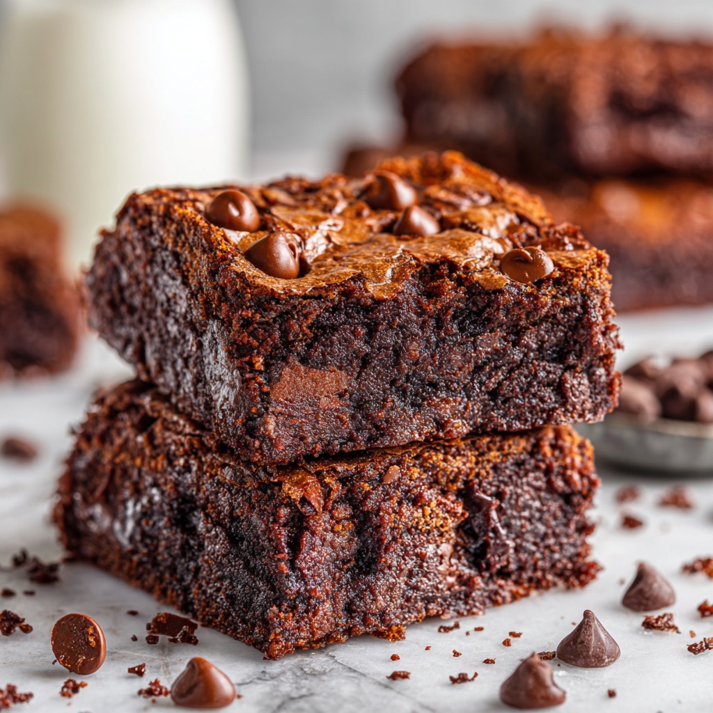 Greek Yogurt Brownies Recipe - Recipe Image