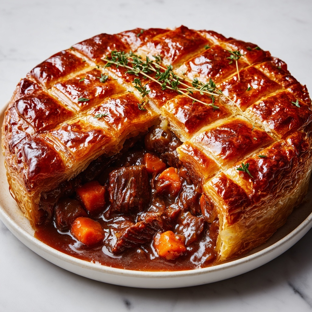 Steak and Onion Pie Recipe - Recipe Image