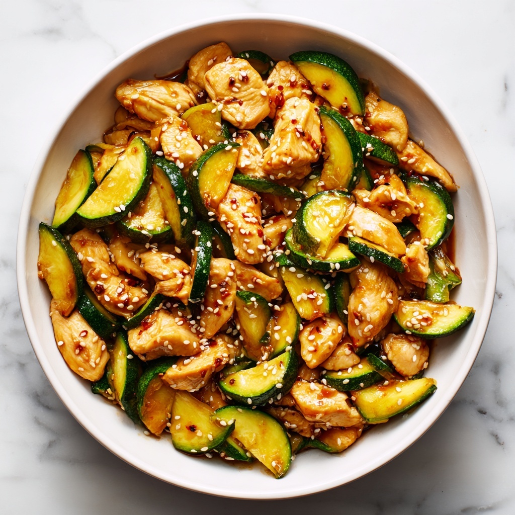 Chicken Zucchini Stir Fry Recipe - Recipe Image
