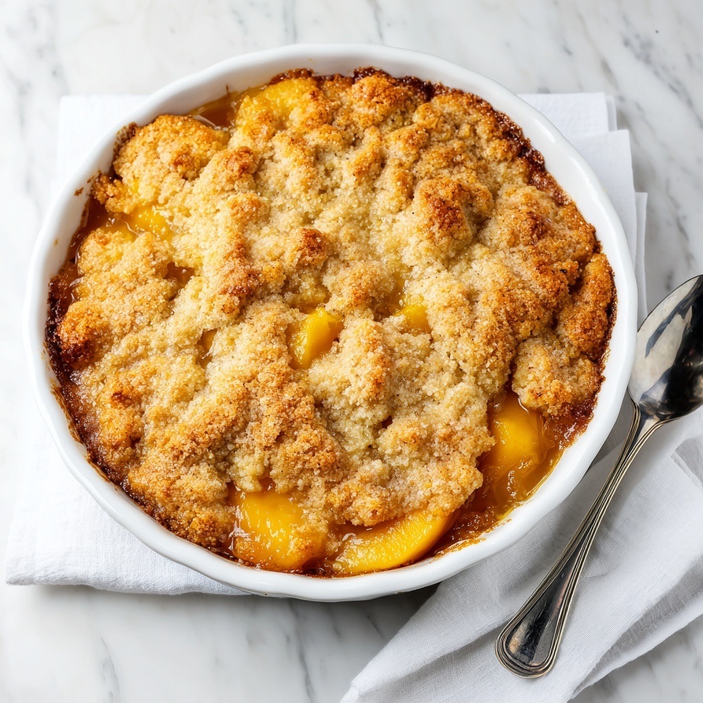 The Best Peach Cobbler Recipe - Recipe Image