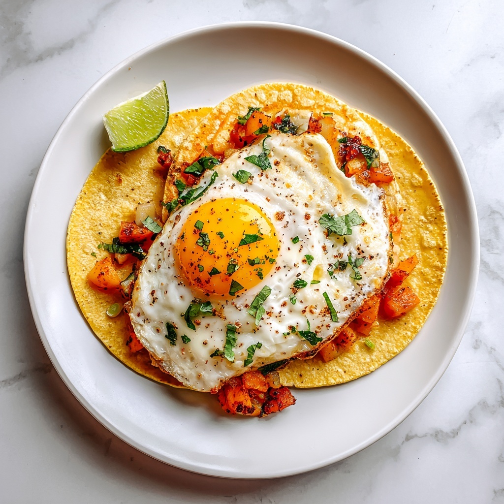 Crispy Potato, Egg & Cheese Taco Recipe - Recipe Image