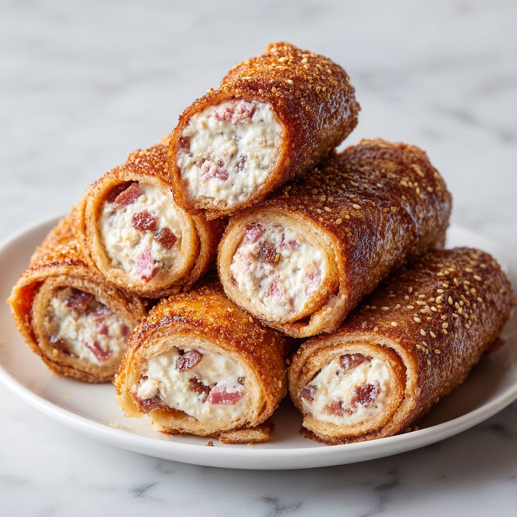 Baked Reuben Egg Rolls Recipe - Recipe Image