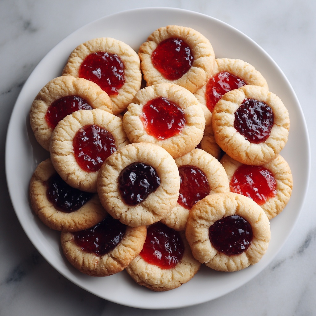 Thumbprint Cookies with Jam Filling Recipe - Recipe Image