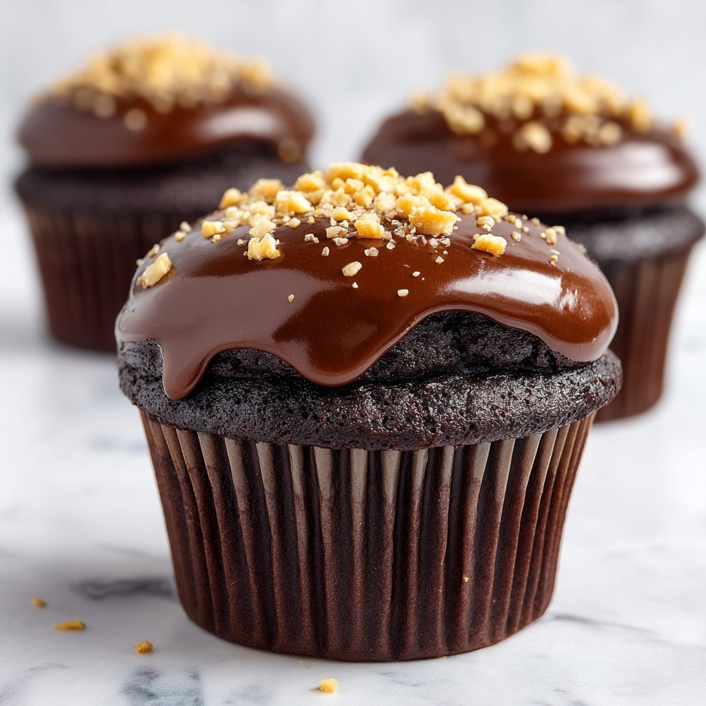 Sticky Toffee Cupcakes with Chocolate Topping Recipe - Recipe Image
