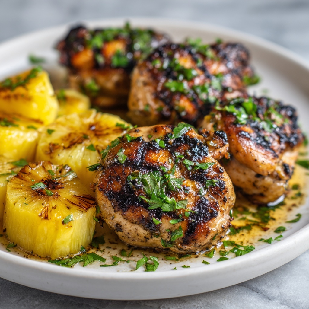 Pineapple BBQ Baked Chicken Breast Recipe - Recipe Image