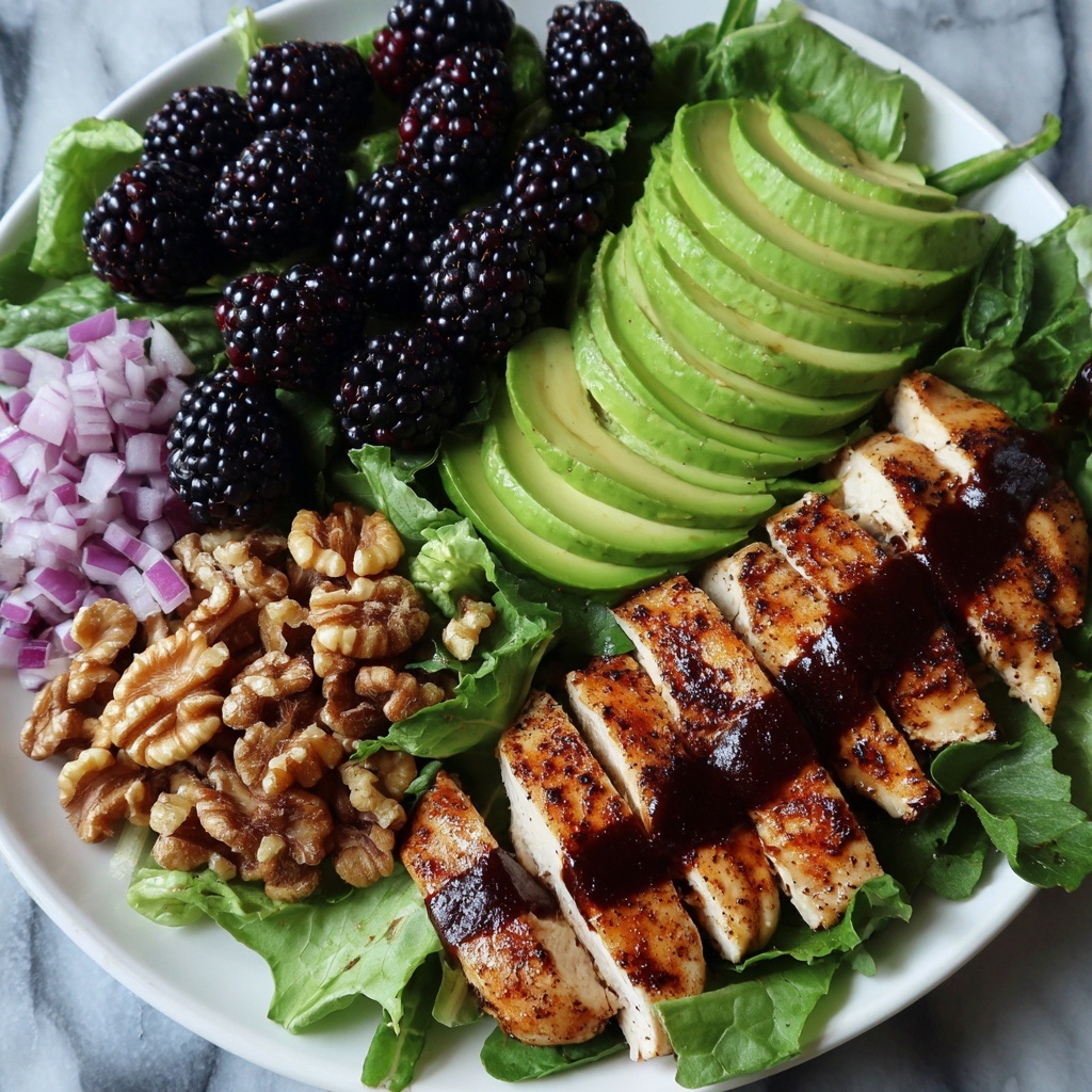 Blackberry Chicken Salad Recipe - Recipe Image