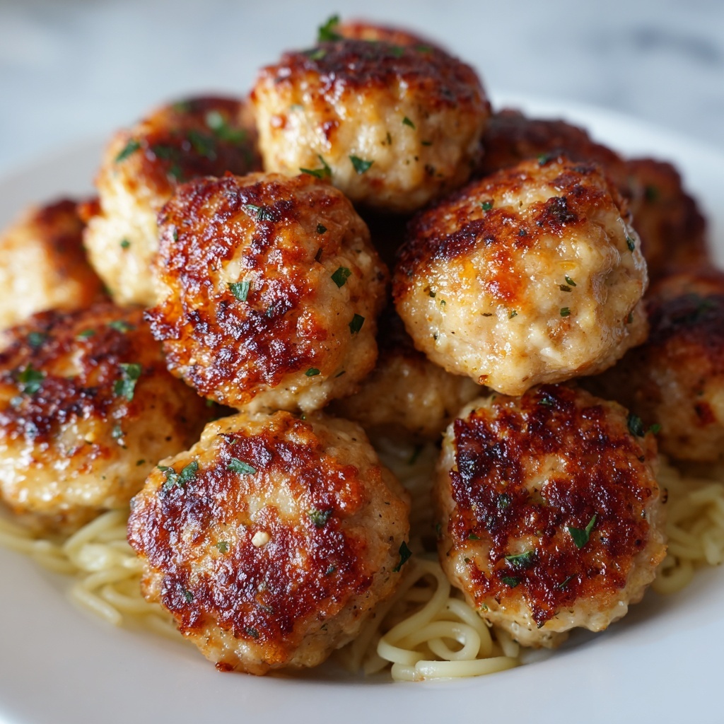 Chicken and Ricotta Meatballs Recipe - Recipe Image