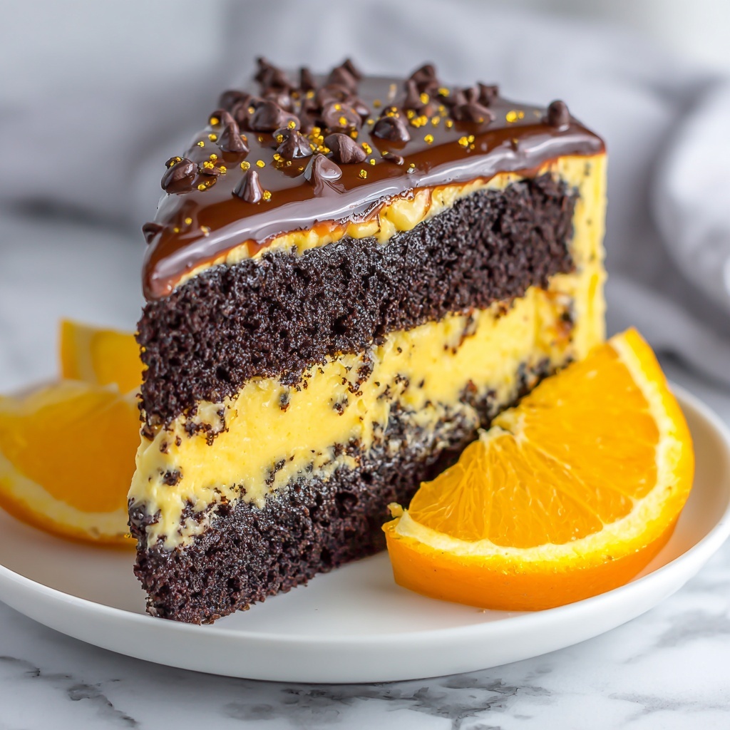 Chocolate Orange Layer Cake Recipe - Recipe Image