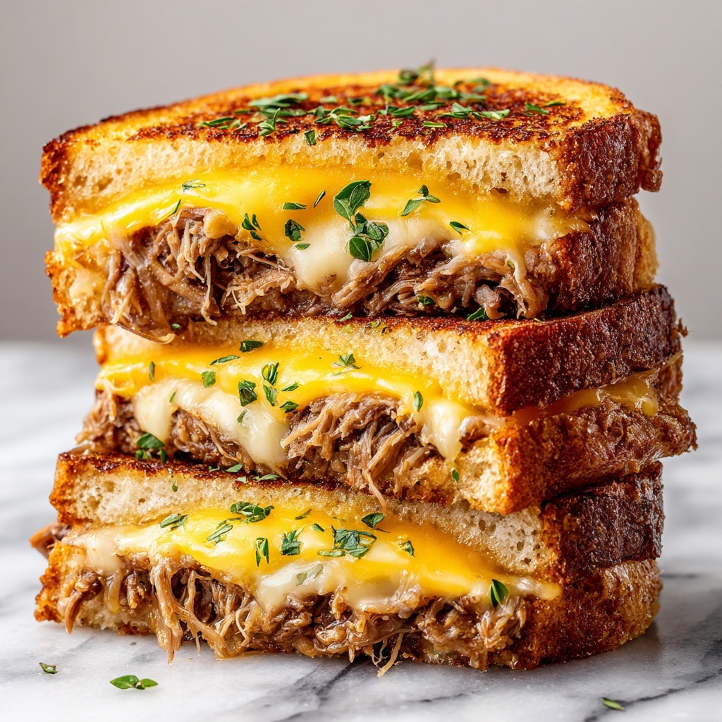 Southern Brisket Grilled Cheese Recipe - Recipe Image