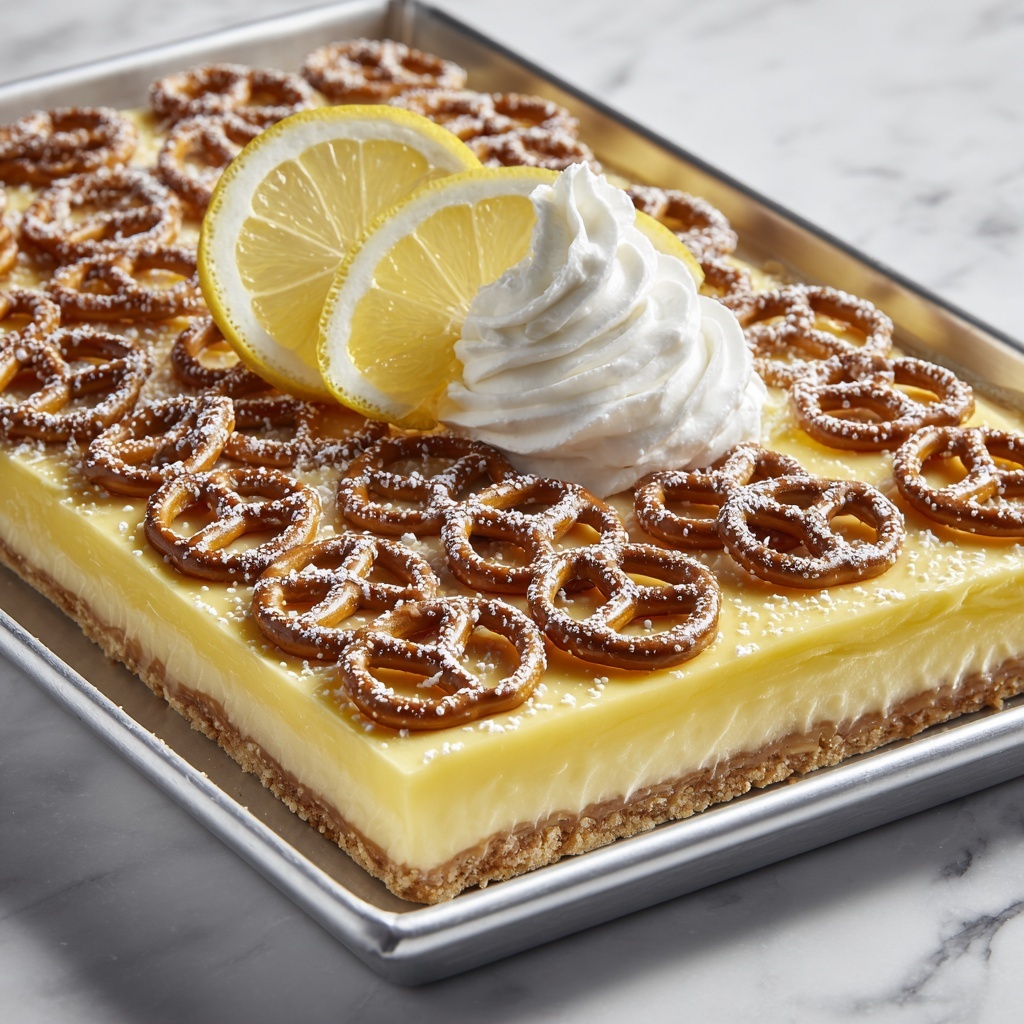 Lemon Pretzel Dessert Recipe - Recipe Image