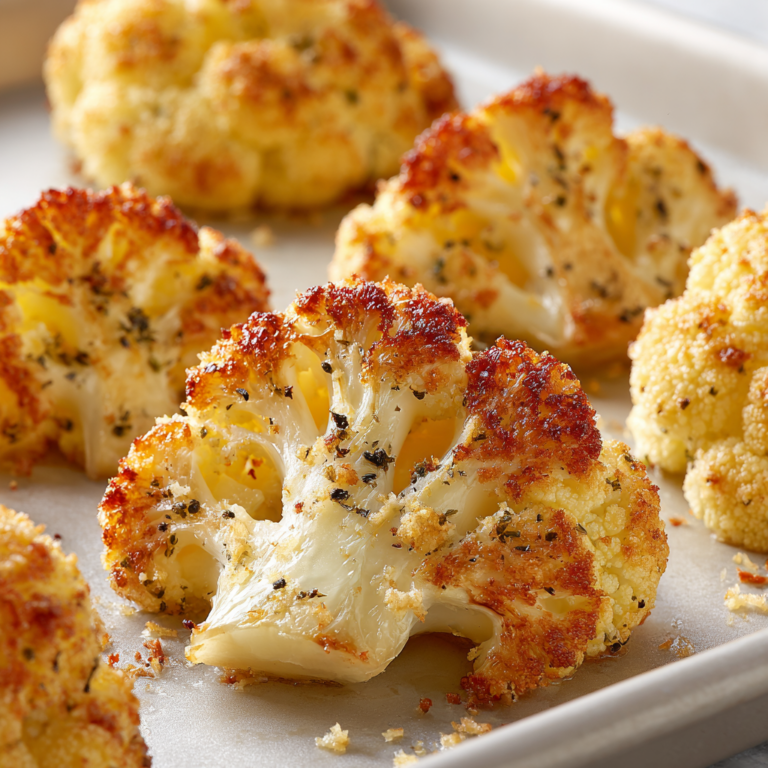 Crispy Parmesan Roasted Cauliflower Recipe
