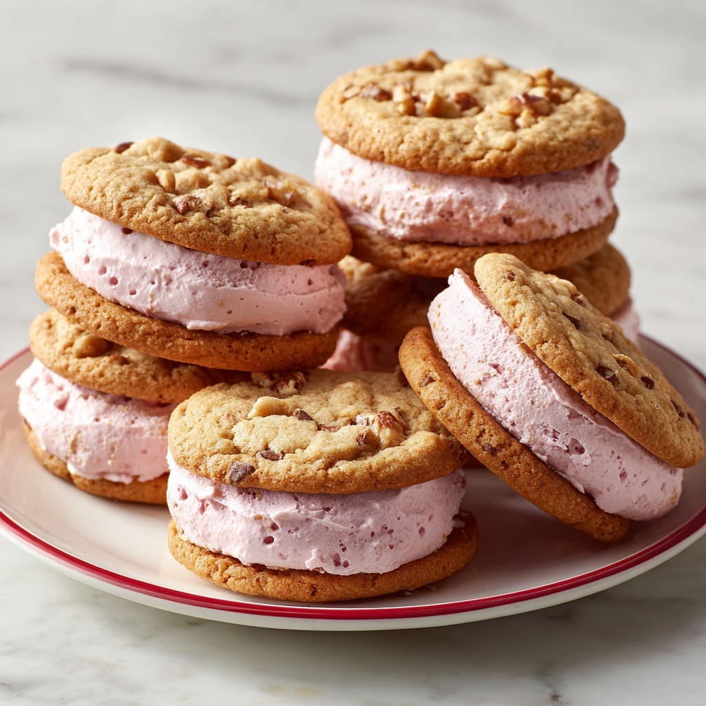 Lemon Strawberry Cheesecake Sandwich Cookies Recipe - Recipe Image