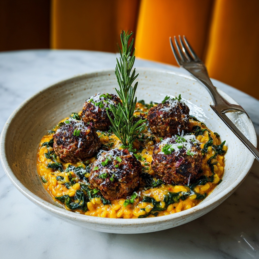 Rosemary Chicken Meatballs Tomato Orzo: A Delicious & Easy Recipe - Recipe Image