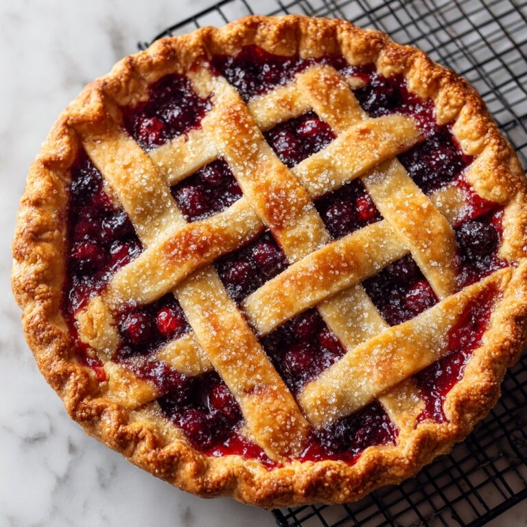 Baked Fresh Cherry Pie Recipe