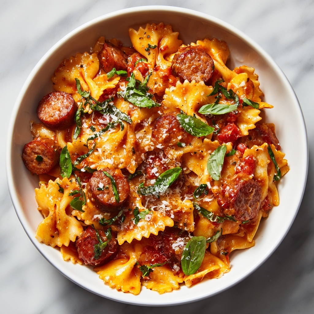 Sausage Nduja Pasta Recipe - Recipe Image