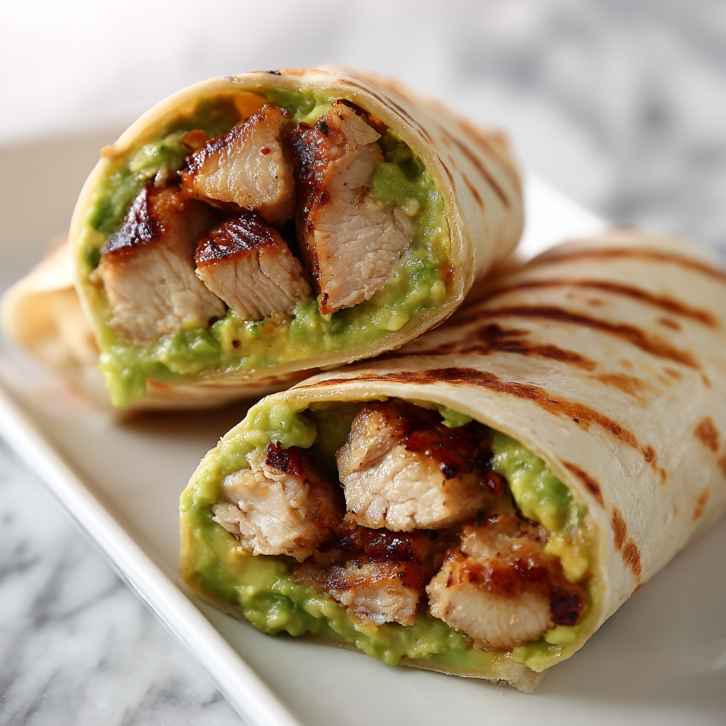 Chicken Avocado Wrap Recipe - Recipe Image