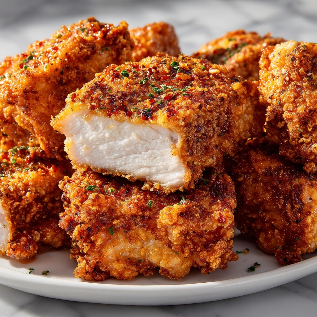 Homemade Oven-Baked KFC Style Chicken Recipe - Recipe Image