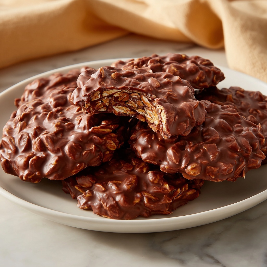 Chocolate No-Bake Cookies Recipe - Recipe Image