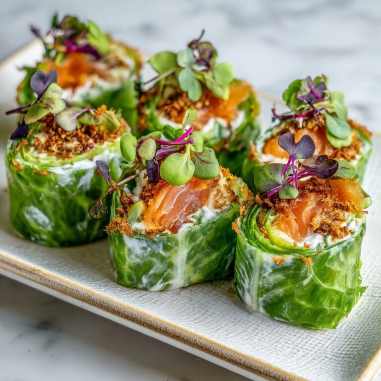 Smoky Salmon Caesar Lettuce Wraps Recipe