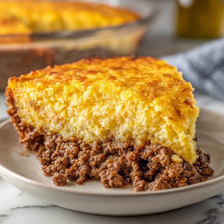 Sloppy Joe Cornbread Casserole Recipe
