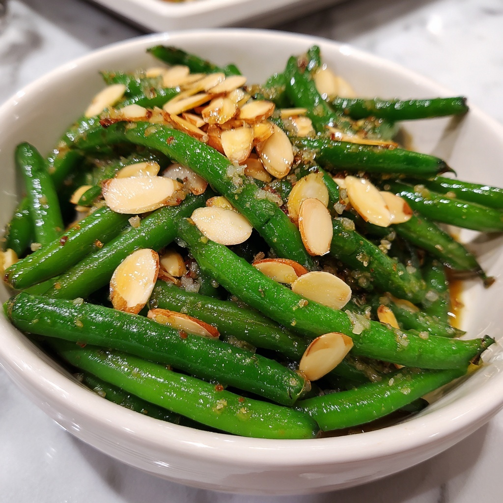 Green Beans Almondine Recipe - Recipe Image