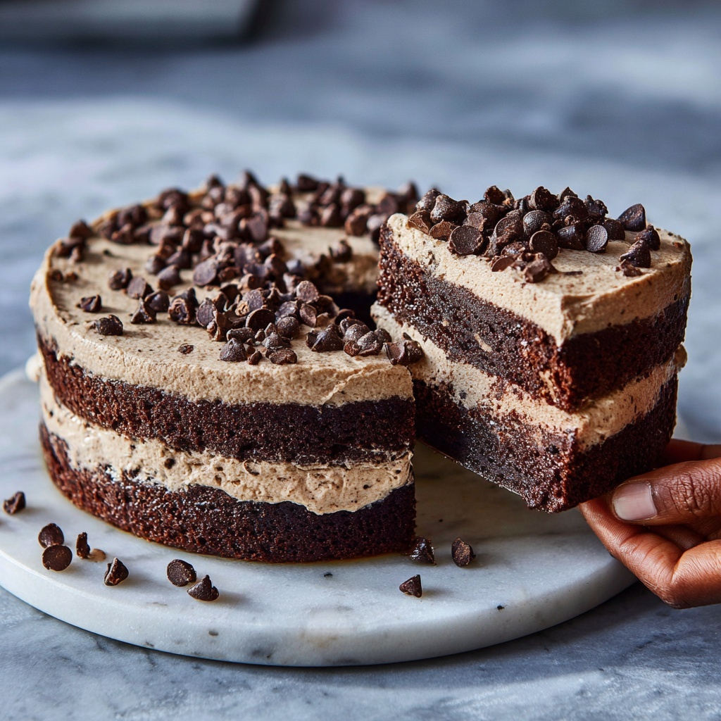 Chocolate Chip Cookie Dough Cake: The Ultimate Dessert Recipe - Recipe Image