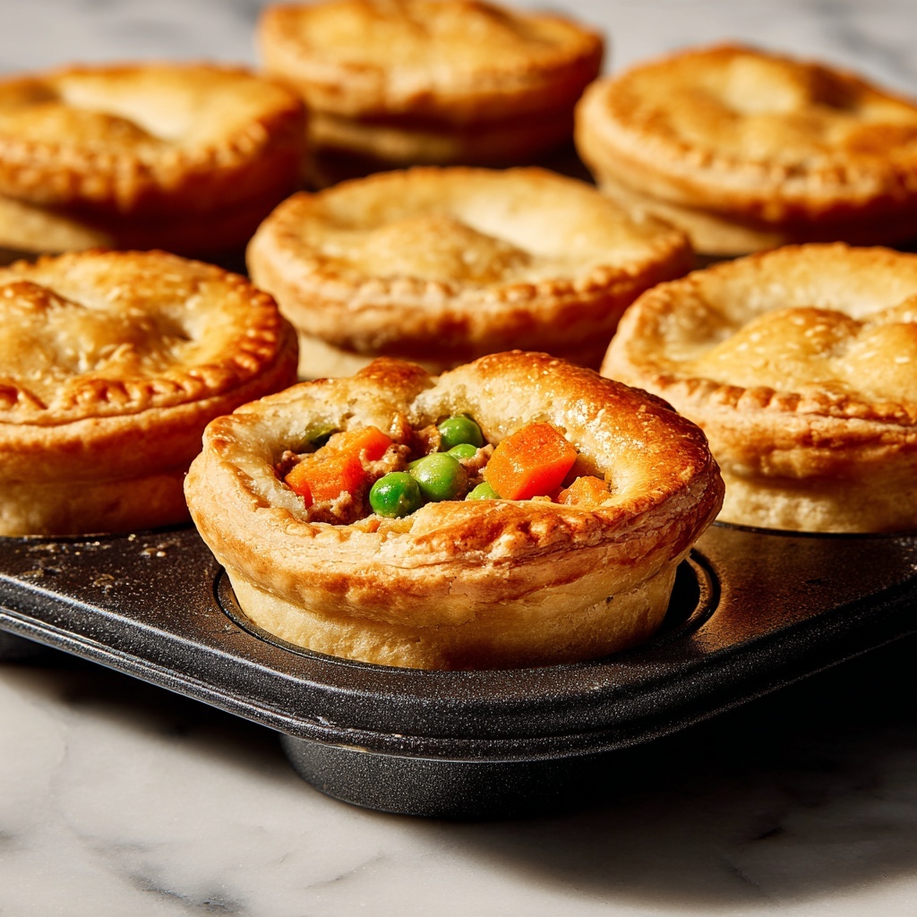 Muffin Tin Chicken Pot Pies Recipe - Recipe Image