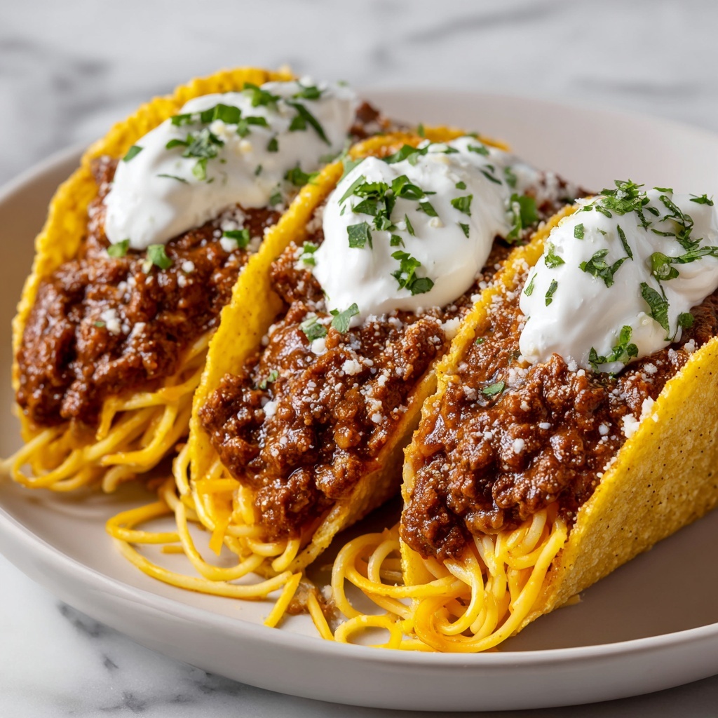 Mama Mia Spaghetti Tacos Recipe - Recipe Image