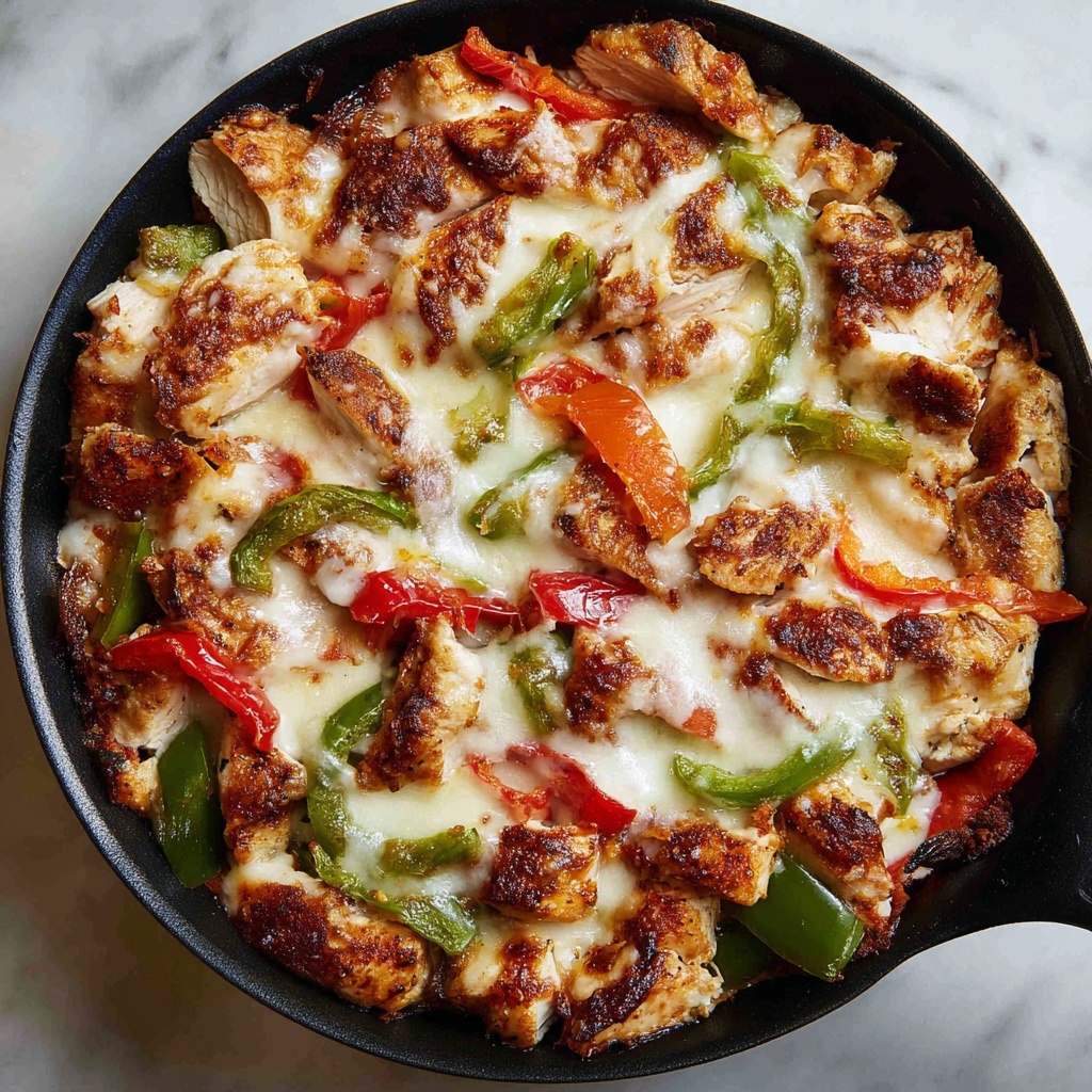 Chicken Cheesesteak Skillet Recipe - Recipe Image
