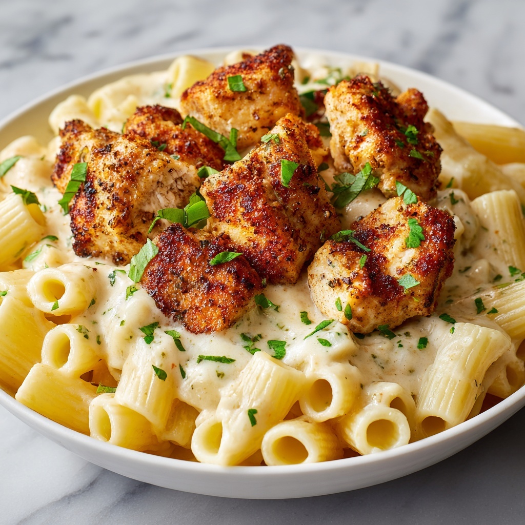 Creamy Crunchy Chicken Pasta Recipe - Recipe Image